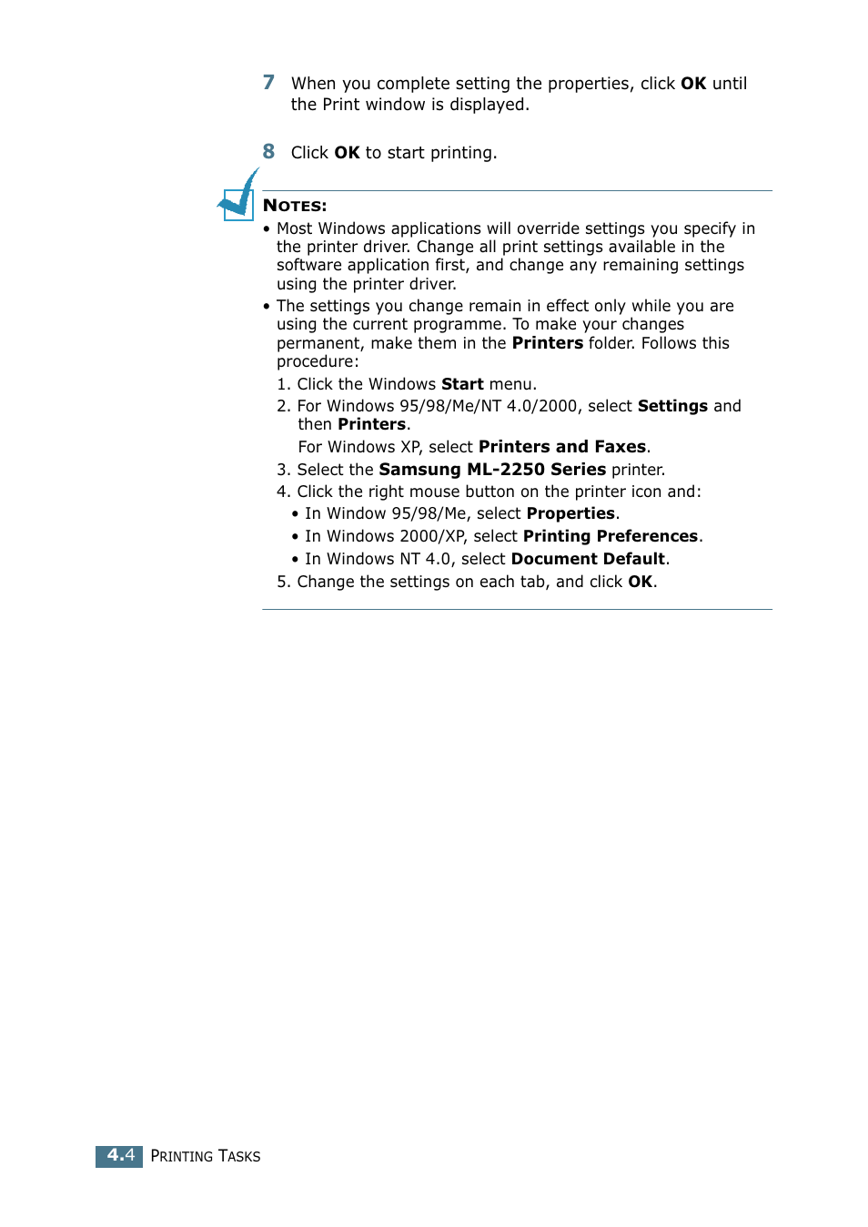 Samsung ML 2250 User Manual | Page 79 / 197