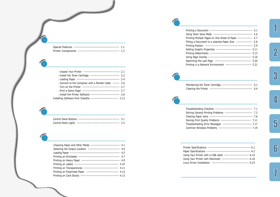 Samsung ML-1200 User Manual | Page 3 / 65