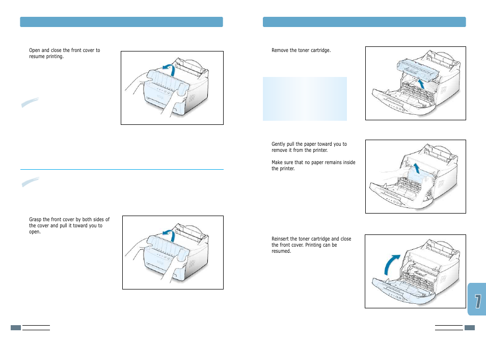Inside the printer | Samsung ML-1200 User Manual | Page 45 / 65