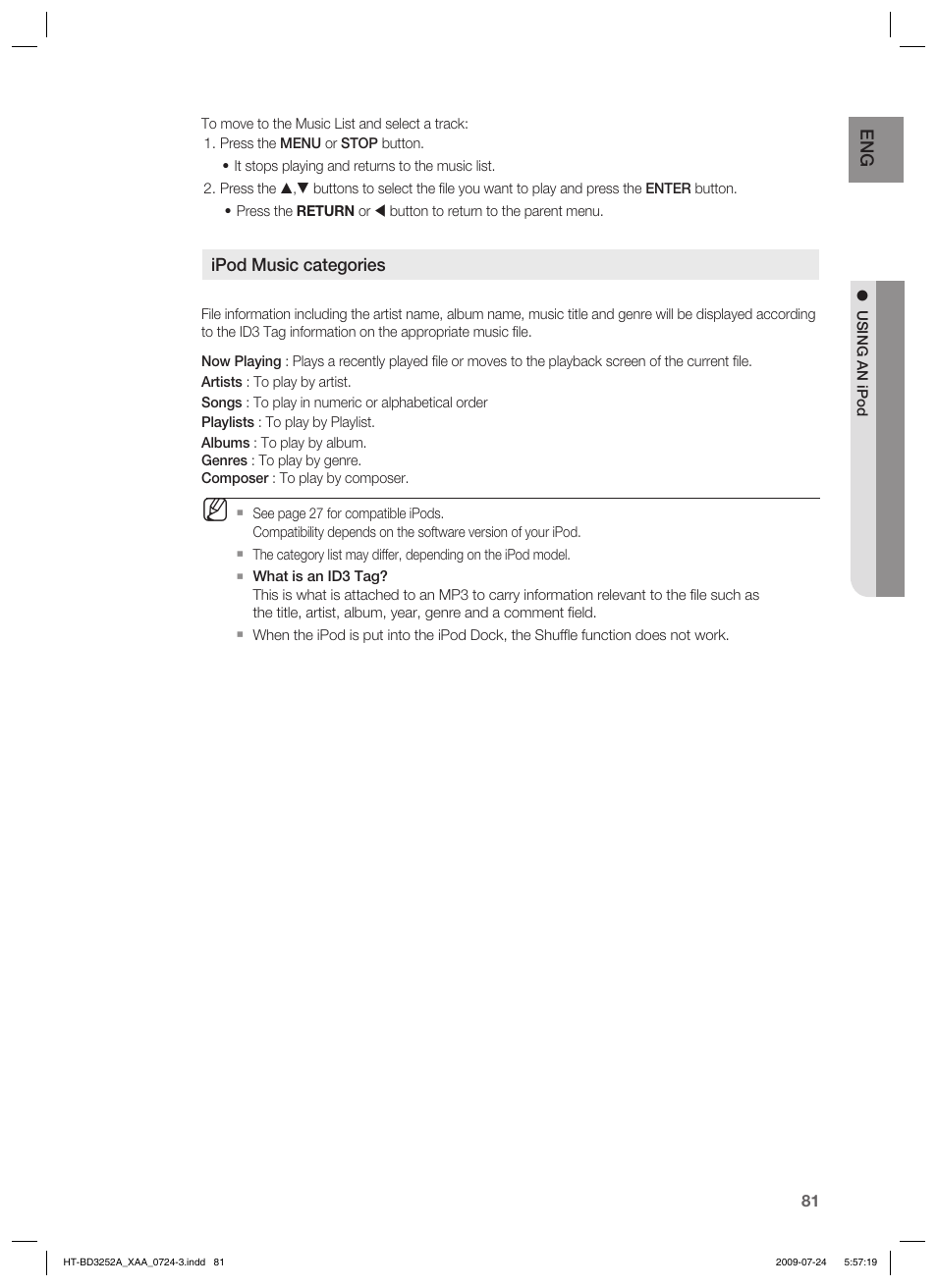 Samsung HT-BD3252 User Manual | Page 81 / 113