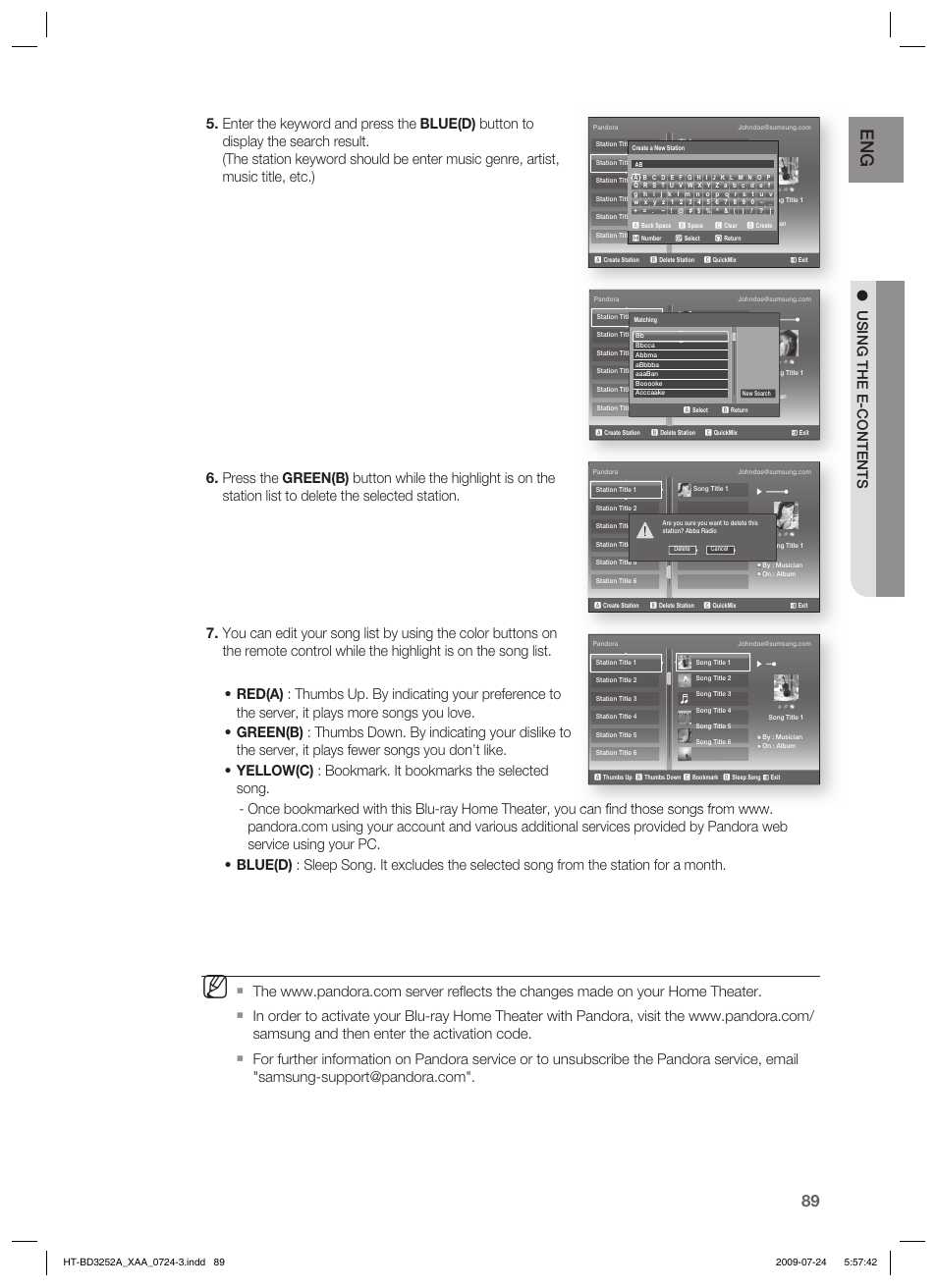 Samsung HT-BD3252 User Manual | Page 89 / 113