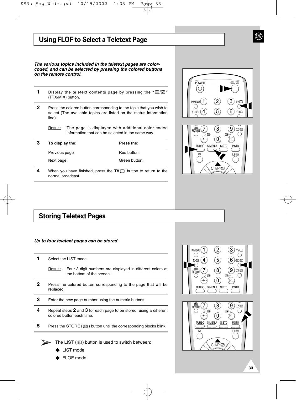 Samsung CS29K10MQ User Manual | Page 33 / 40