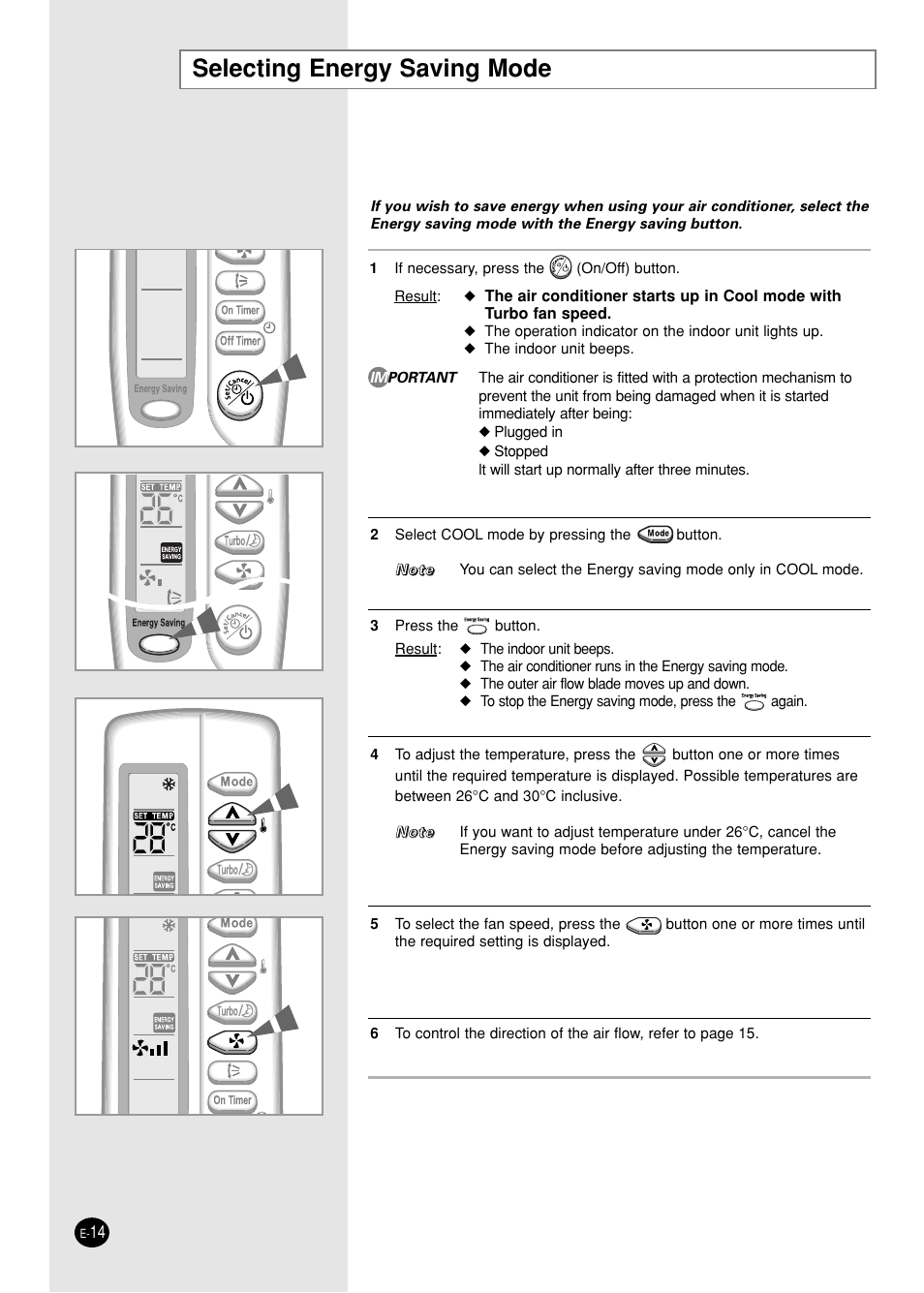 Selecting energy saving mode | Samsung UST24S6GE User Manual | Page 14 / 24