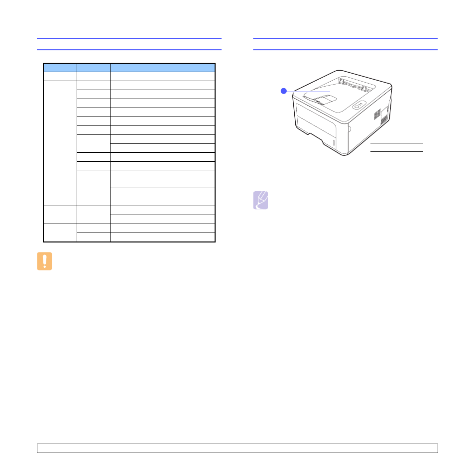 Printing with a prescribed paper size, Knowing an output location | Samsung ML-2850D User Manual | Page 27 / 88