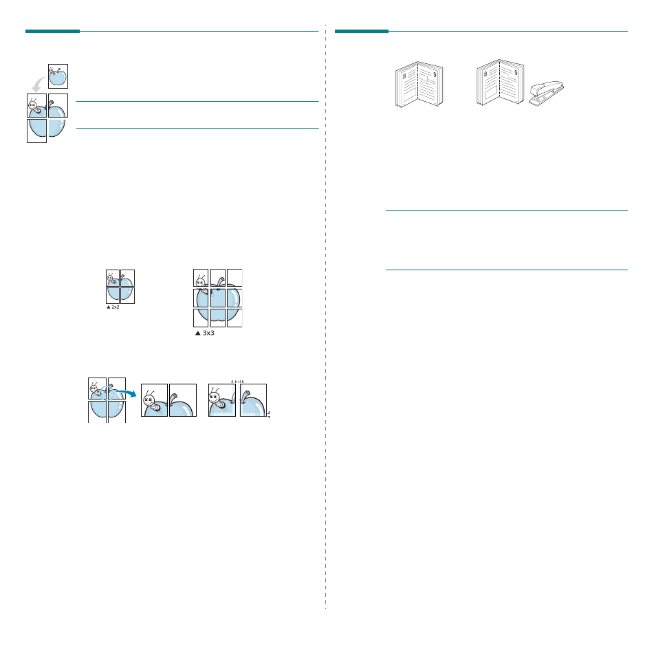 Printing posters, Printing booklets, Printing posters printing booklets | Samsung ML-2850D User Manual | Page 68 / 88