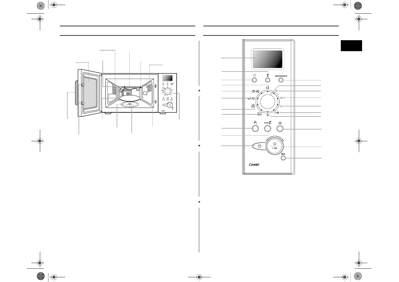 Oven, Control panel, Oven control panel | Samsung C139STB User Manual | Page 3 / 48