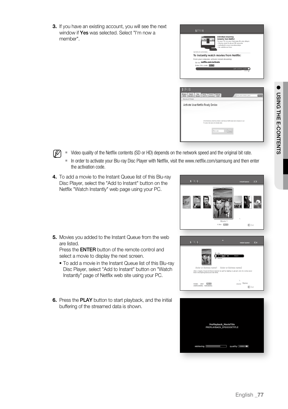 Samsung BD-P4600 User Manual | Page 77 / 103