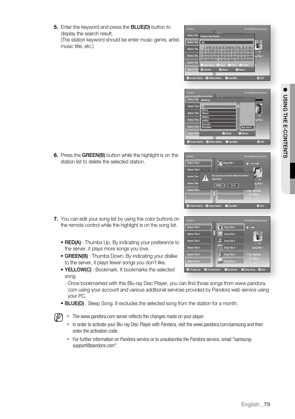 English | Samsung BD-P4600 User Manual | Page 79 / 103