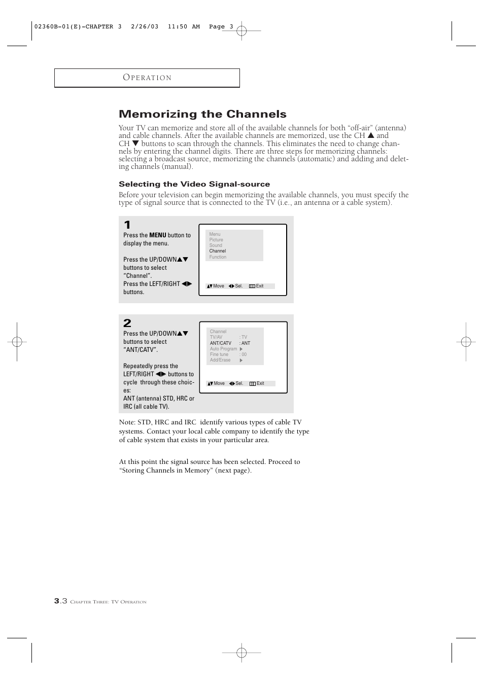 Samsung CSN2077DV User Manual | Page 22 / 79