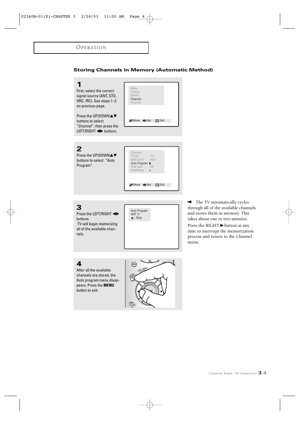 Samsung CSN2077DV User Manual | Page 23 / 79