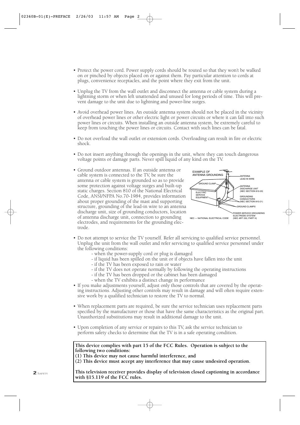 Samsung CSN2077DV User Manual | Page 4 / 79