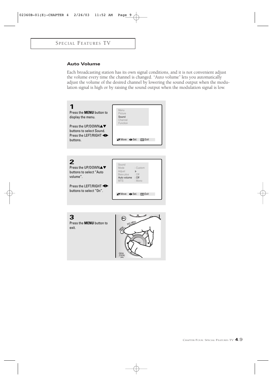 Samsung CSN2077DV User Manual | Page 41 / 79