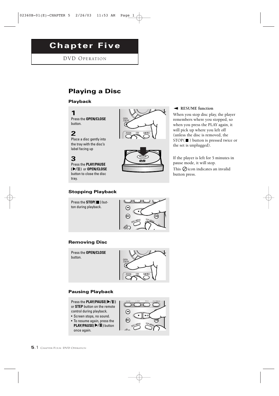 Playing a disc, D v d o | Samsung CSN2077DV User Manual | Page 50 / 79