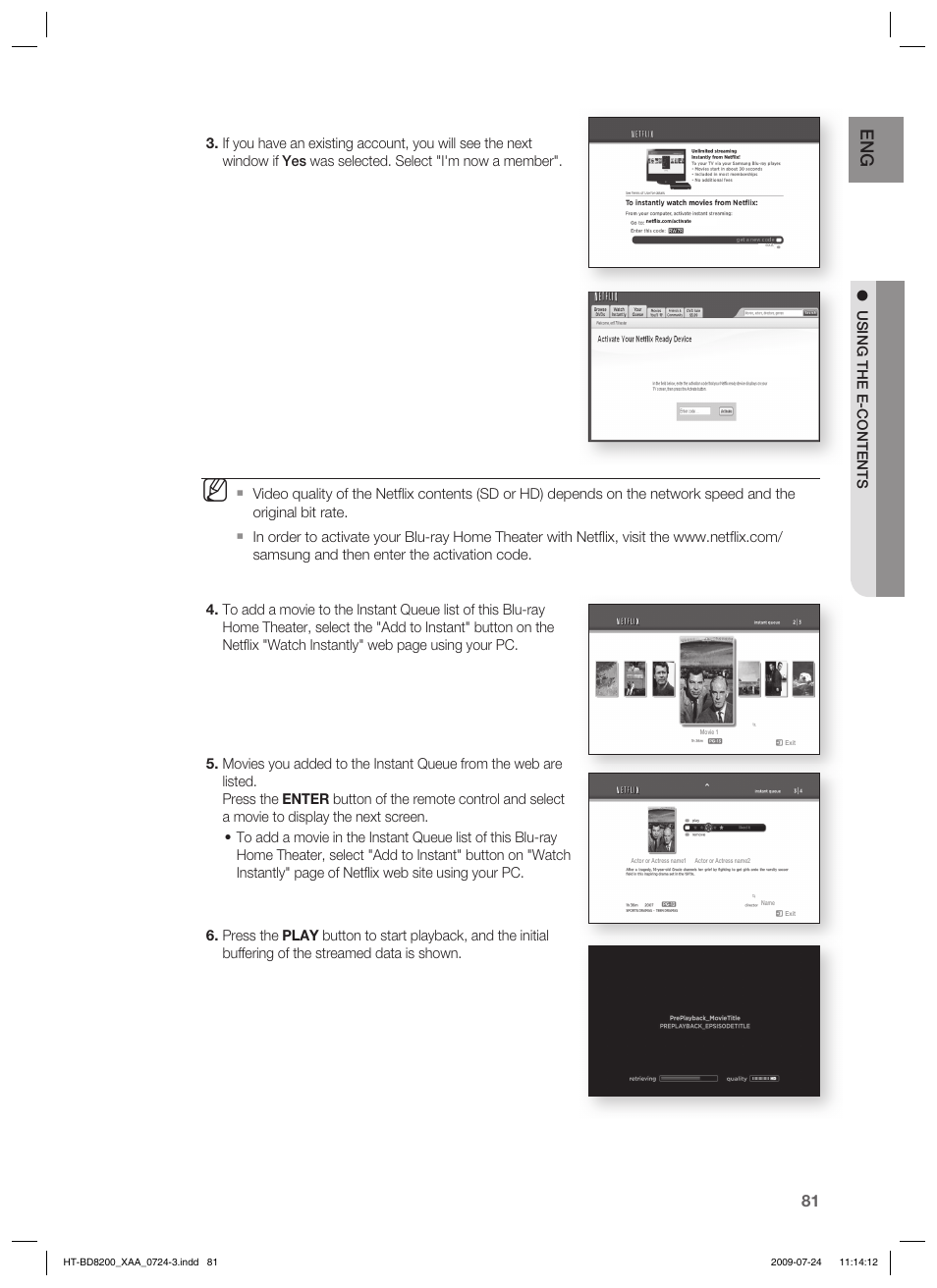 Samsung 2.1CH BLU-RAY HT-BD8200 User Manual | Page 81 / 96