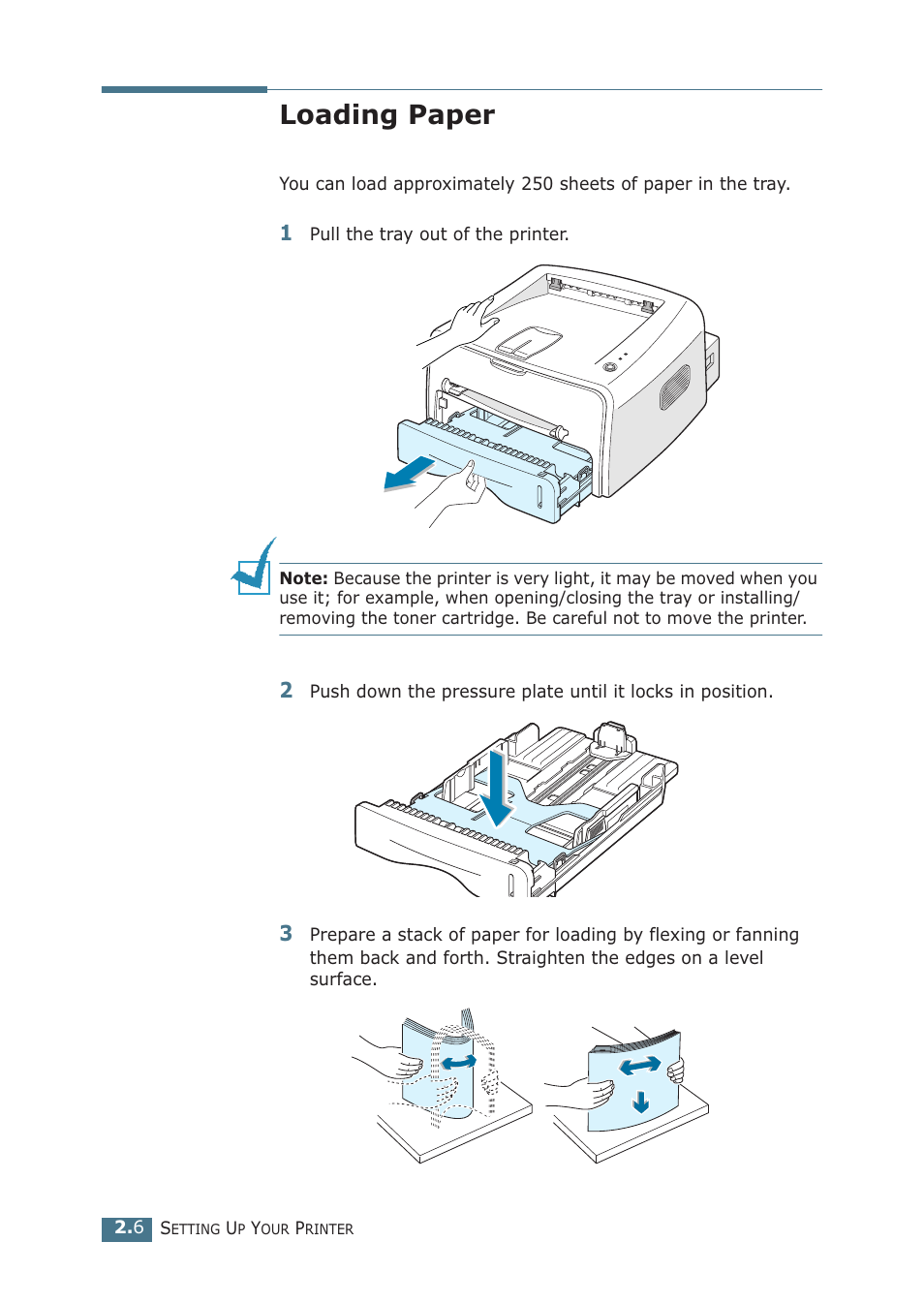Loading paper | Samsung ML-1510 User Manual | Page 25 / 134
