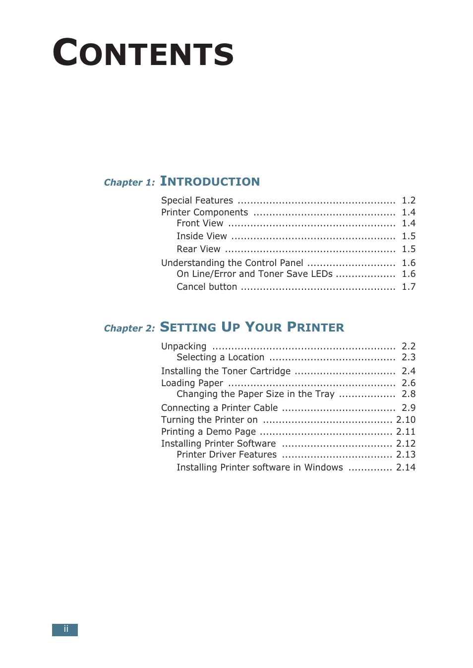 Samsung ML-1510 User Manual | Page 3 / 134