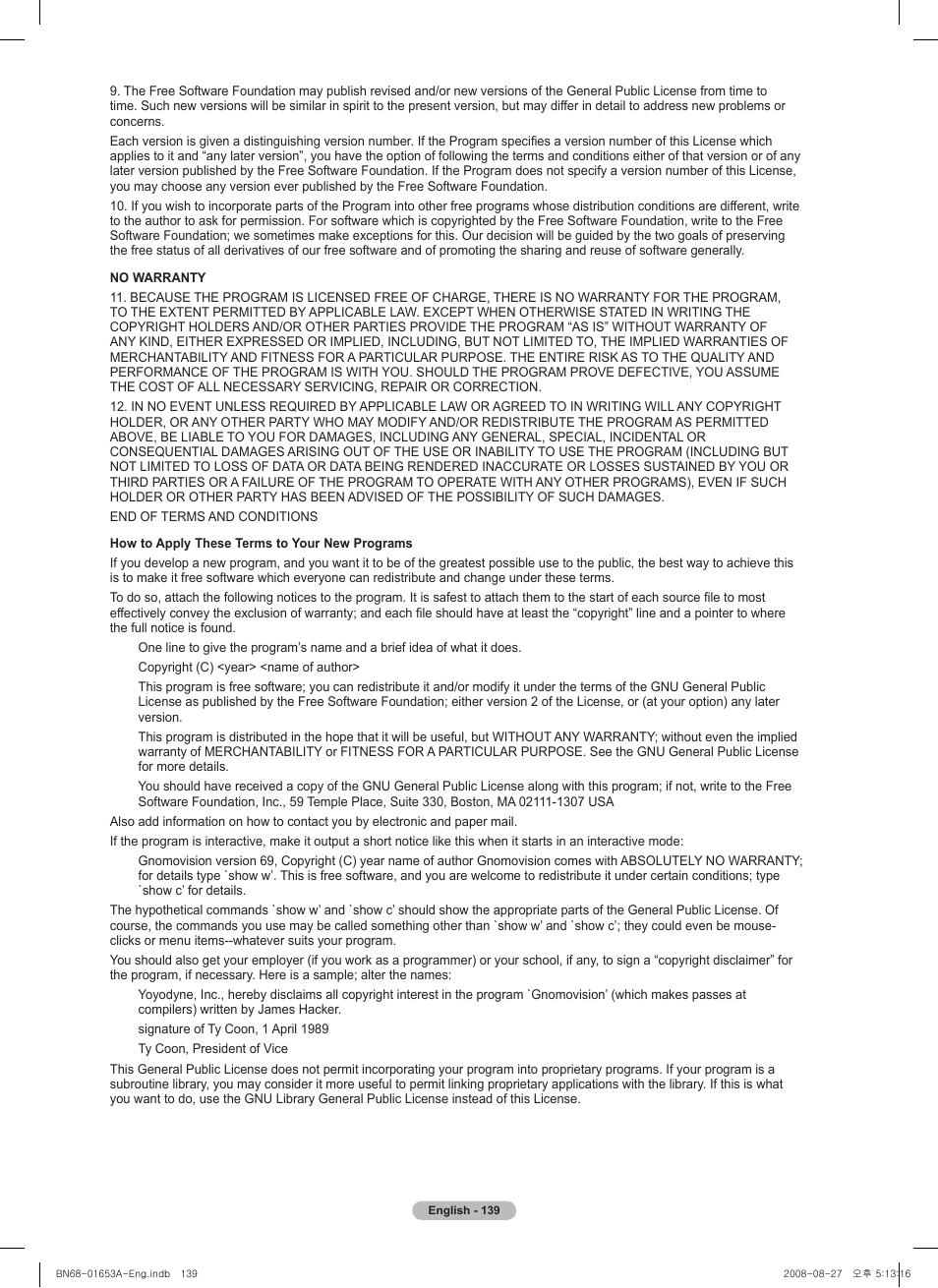 Samsung 760 Series User Manual | Page 139 / 282