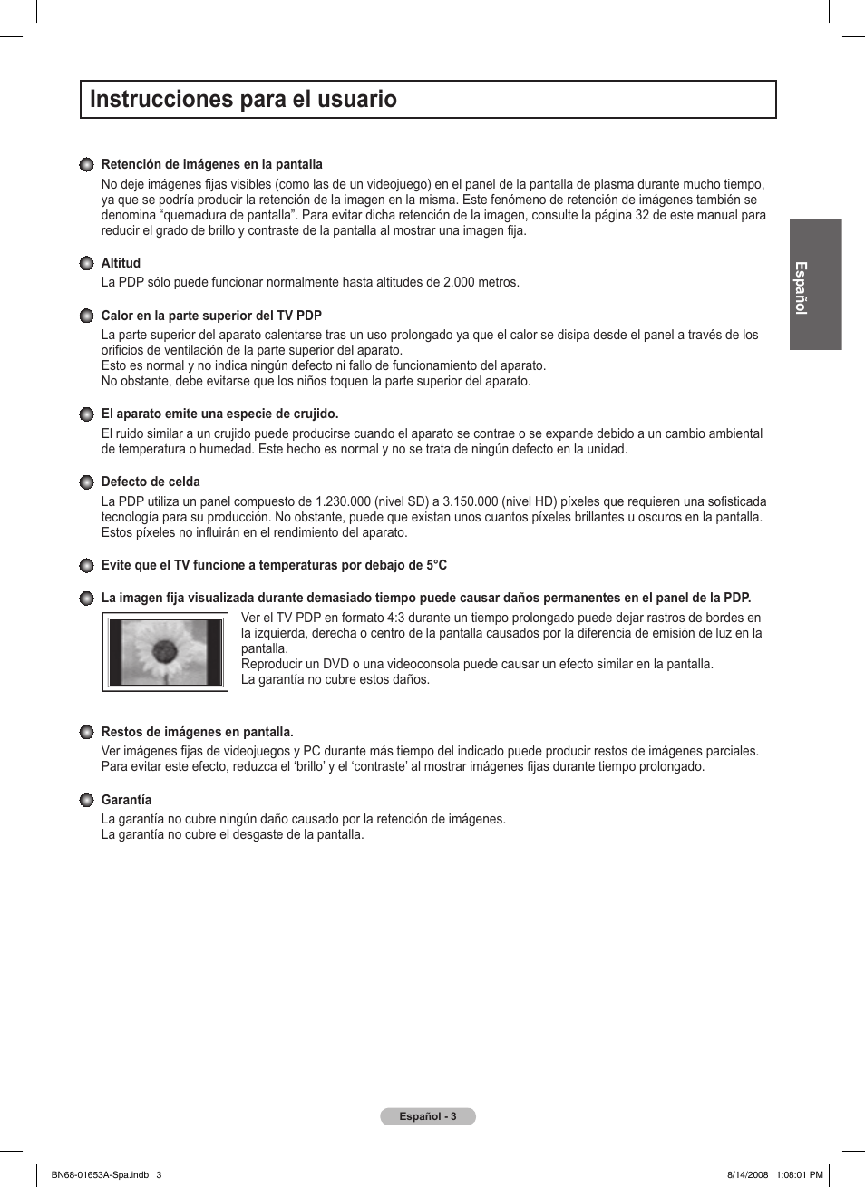 Instrucciones para el usuario | Samsung 760 Series User Manual | Page 147 / 282