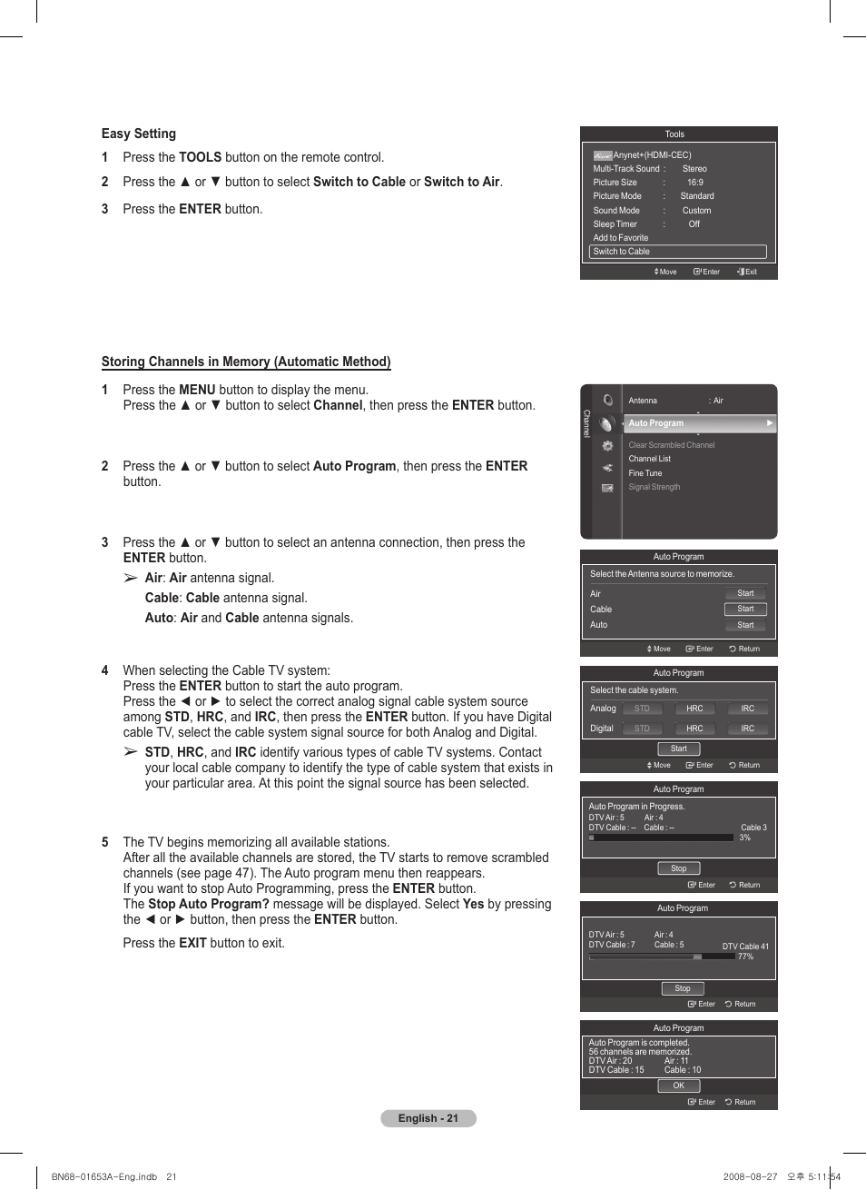 Samsung 760 Series User Manual | Page 21 / 282