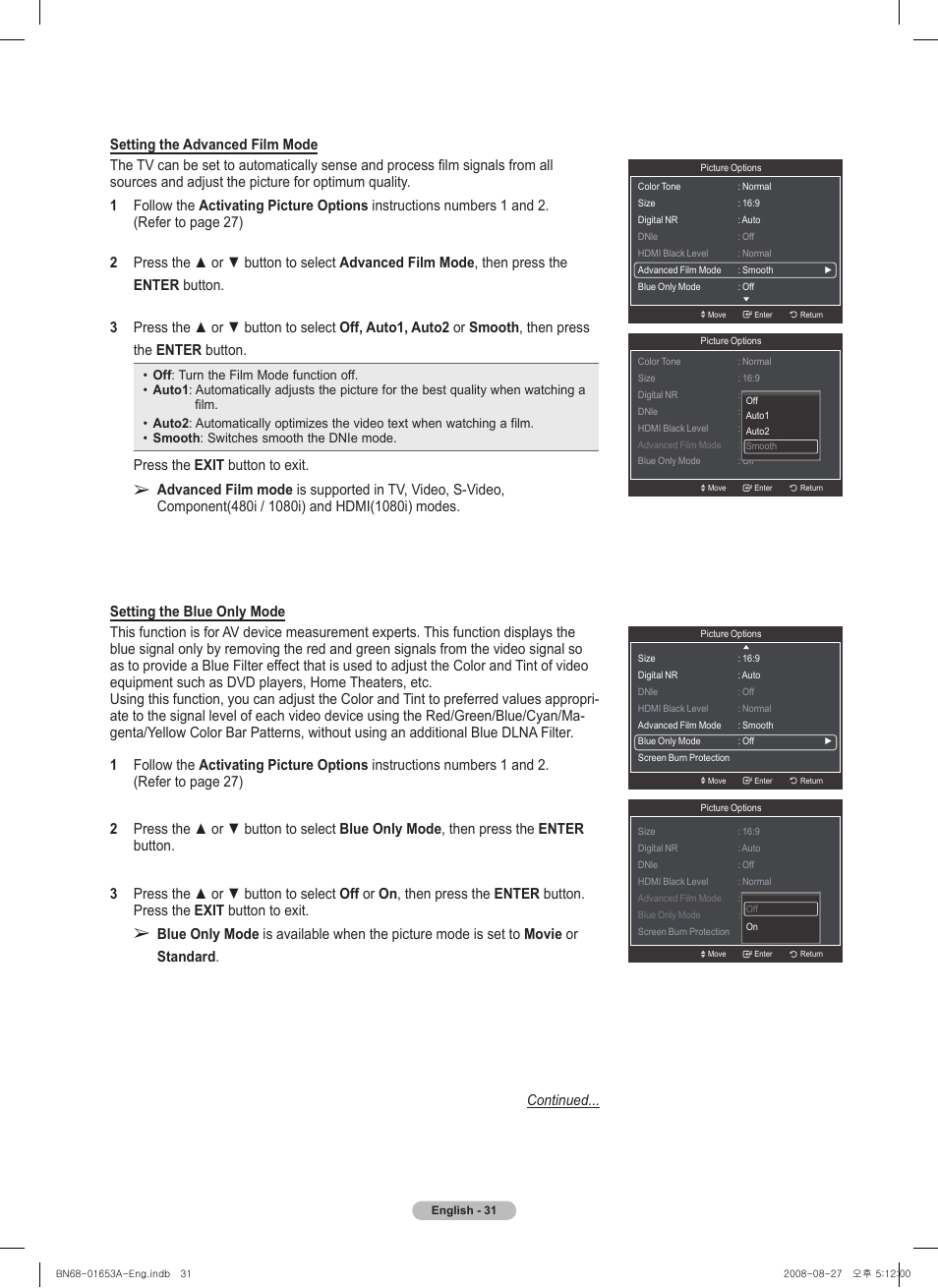 Press the exit button to exit | Samsung 760 Series User Manual | Page 31 / 282