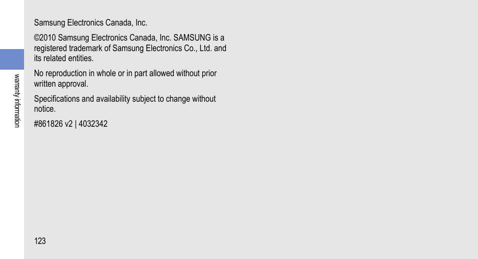 Samsung 07272010 User Manual | Page 134 / 139