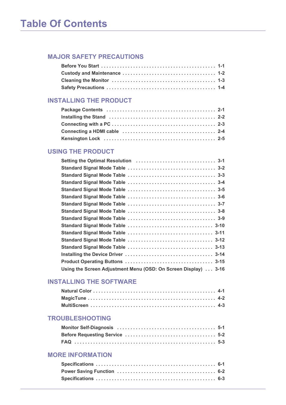 Samsung S23A350B User Manual | Page 2 / 88