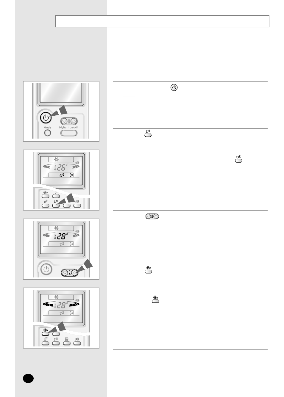 Selecting the energy saving function | Samsung AS09CM2X User Manual | Page 14 / 28