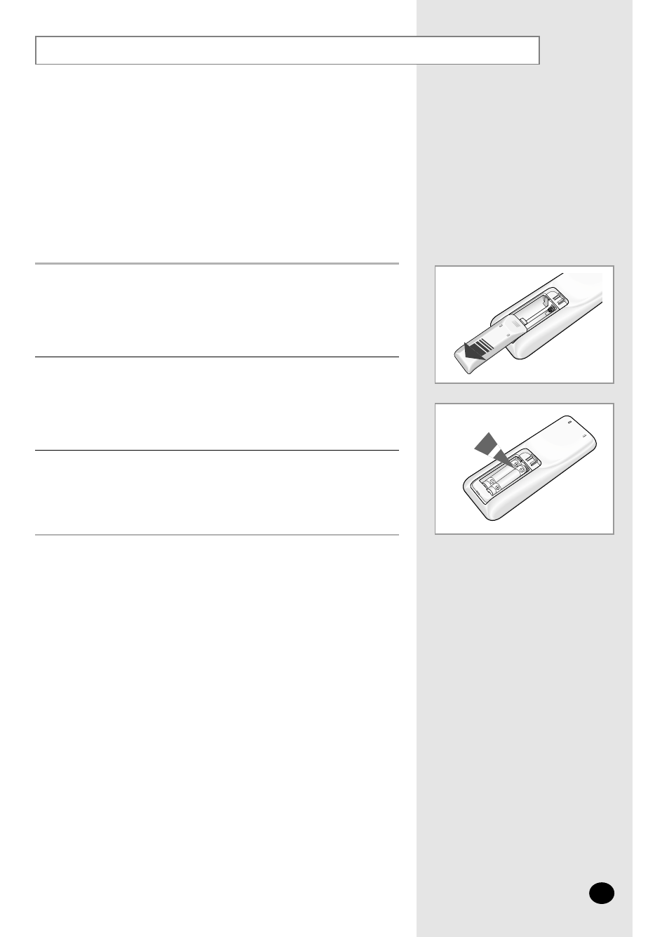 Inserting the remote control batteries | Samsung AS09CM2X User Manual | Page 7 / 28