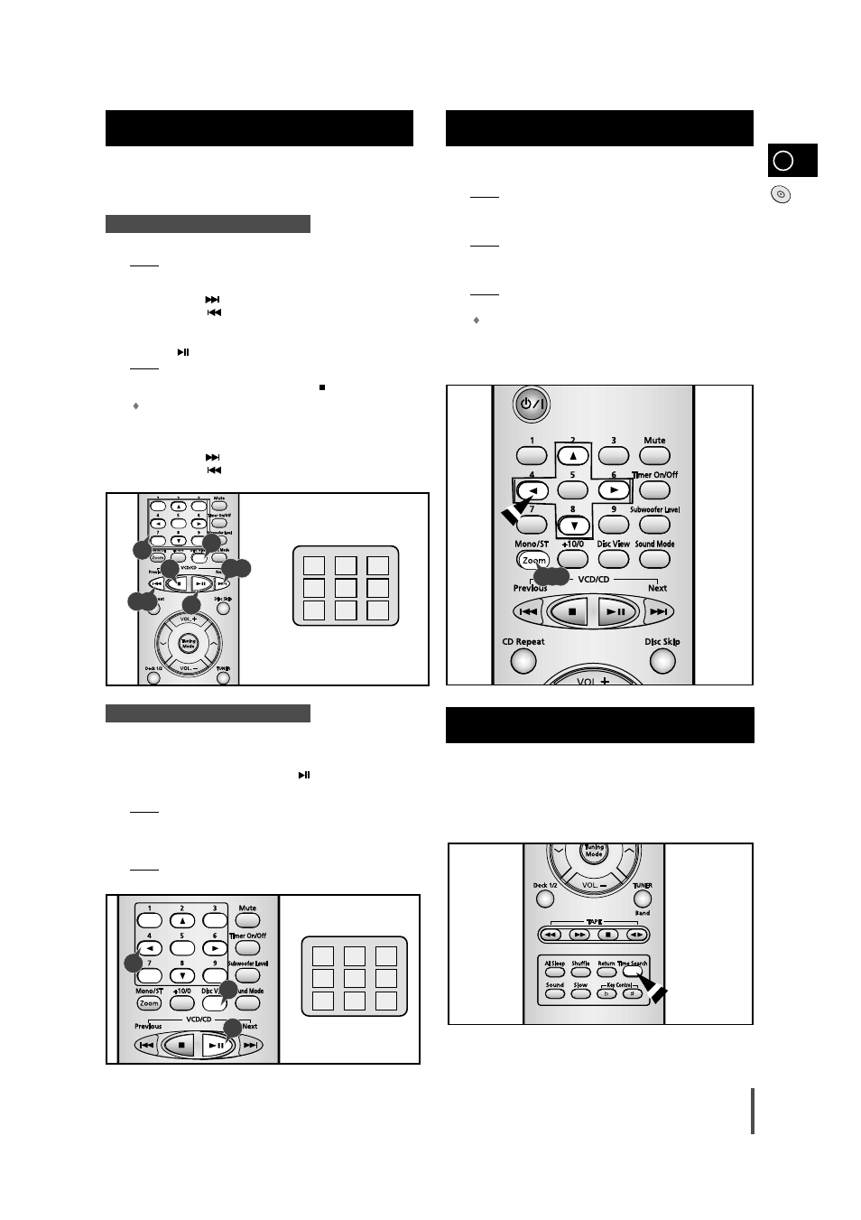 Vcd view function, Zoom function, Last memory function | Samsung AH68-01236A User Manual | Page 17 / 28