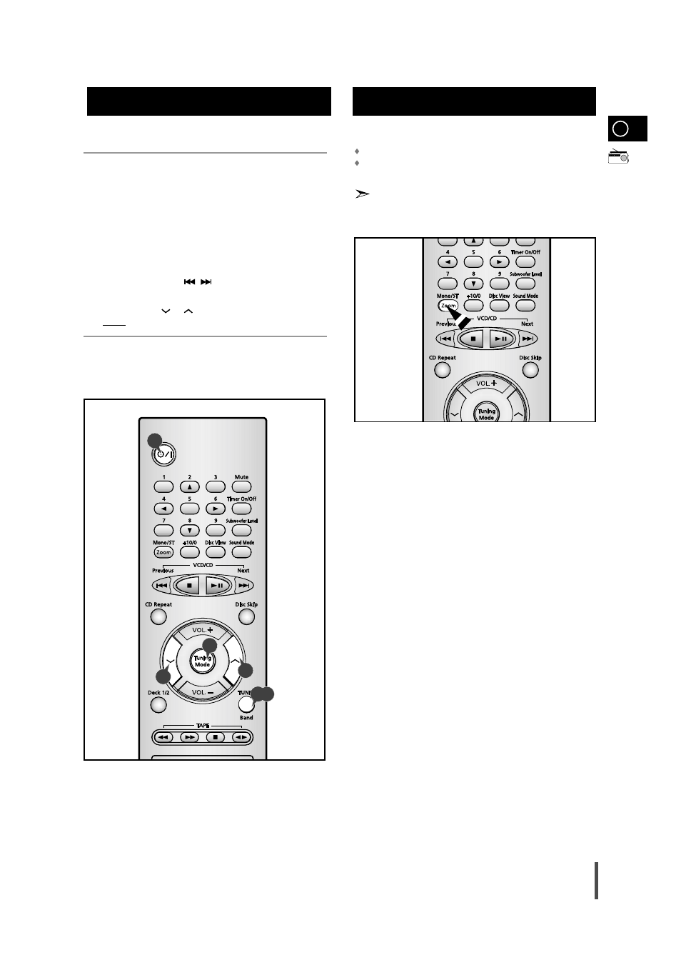 Selecting a stored station, Improving radio reception | Samsung AH68-01236A User Manual | Page 19 / 28