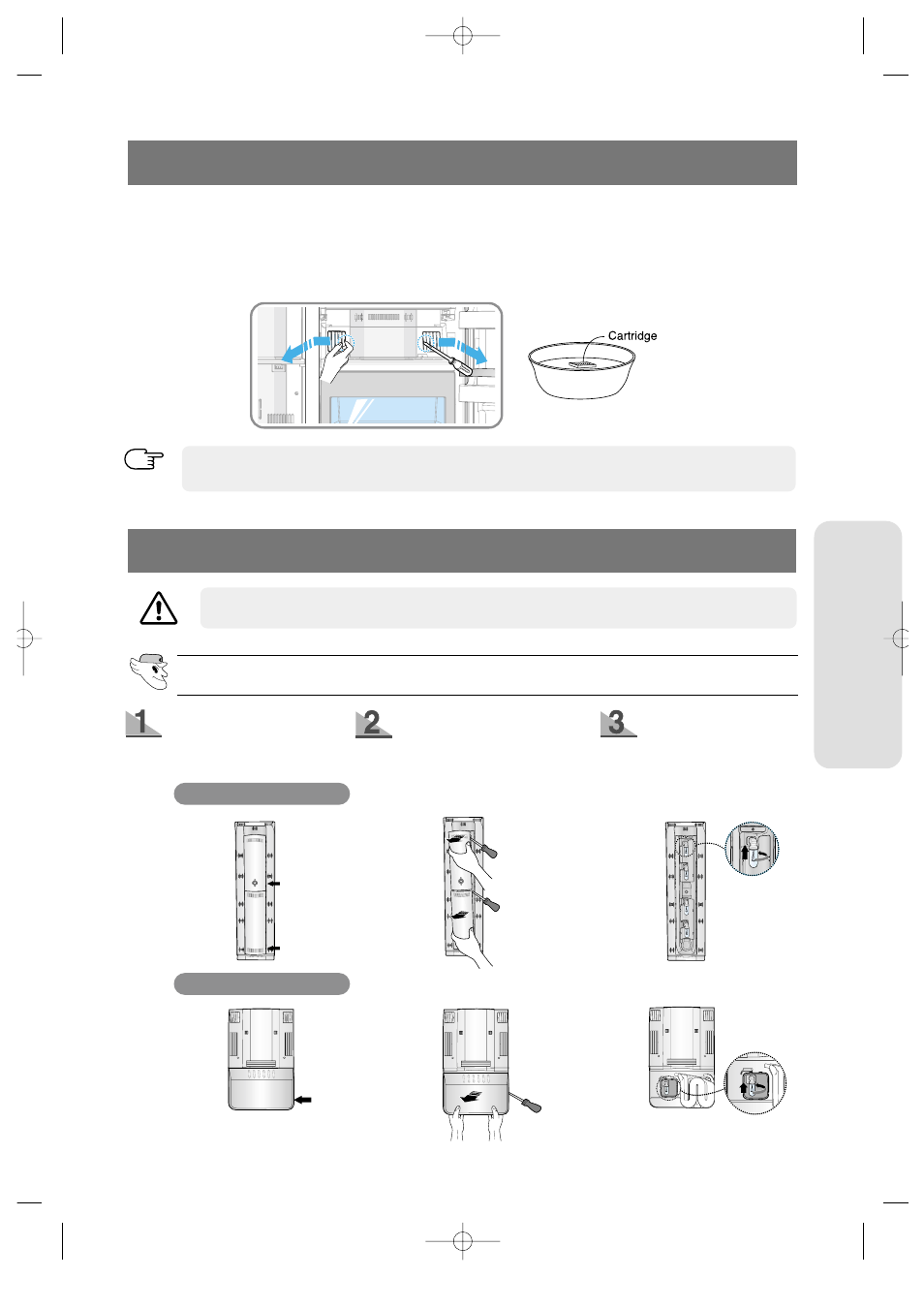 Changing the interior light, Cleaning the accessories, Opera ting instr uctions | Interior light in the refrigerator | Samsung DA68-01453B User Manual | Page 18 / 38