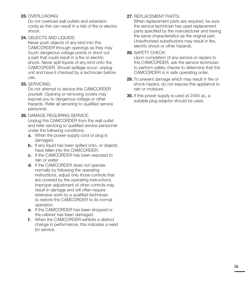 Samsung HMX-H204BN User Manual | Page 9 / 145