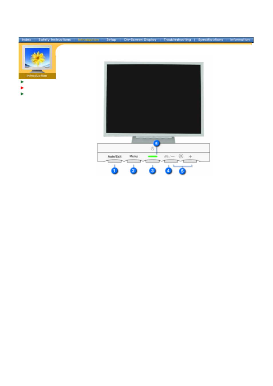 Front, Syncmaster 152x | Samsung 172x User Manual | Page 11 / 69