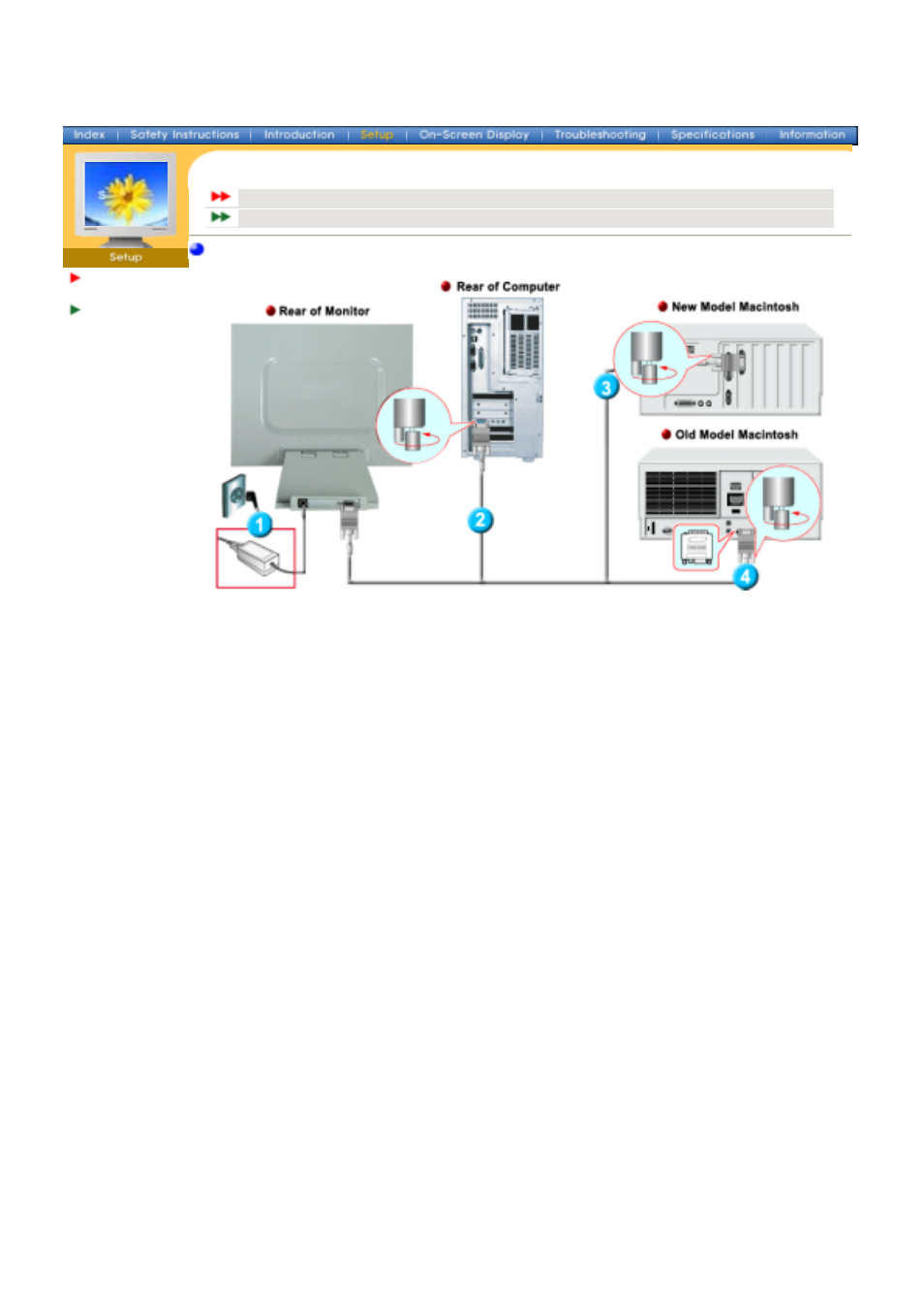 Setup, Connecting your monitor, Syncmaster 152x | Samsung 172x User Manual | Page 15 / 69