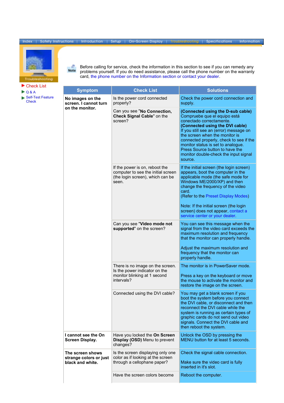 Syncmaster 172x | Samsung 172x User Manual | Page 43 / 69