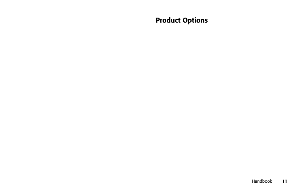 Product options | Samsung 5400 User Manual | Page 11 / 184