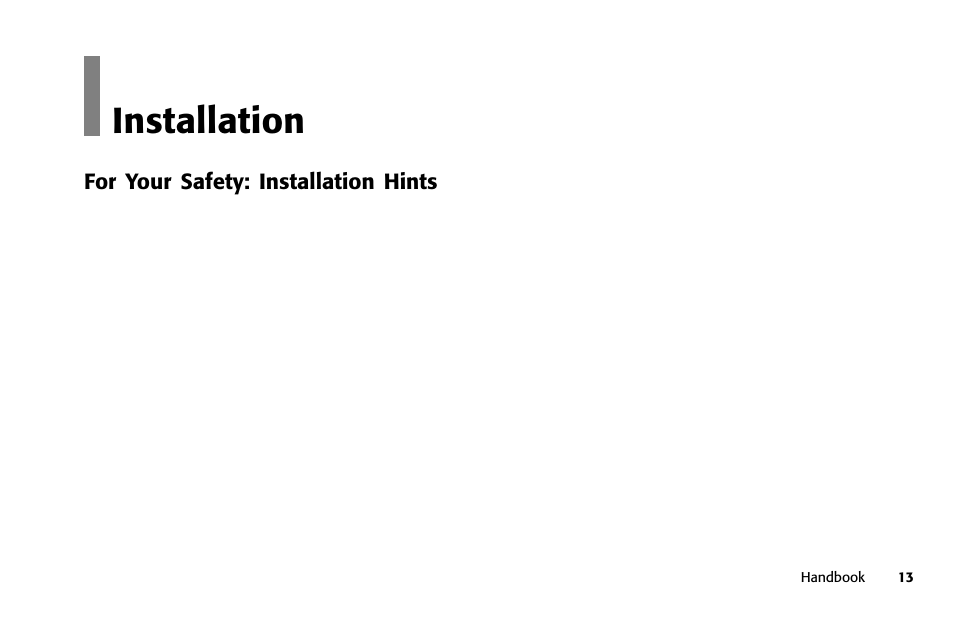 Overview, Installation | Samsung 5400 User Manual | Page 13 / 184