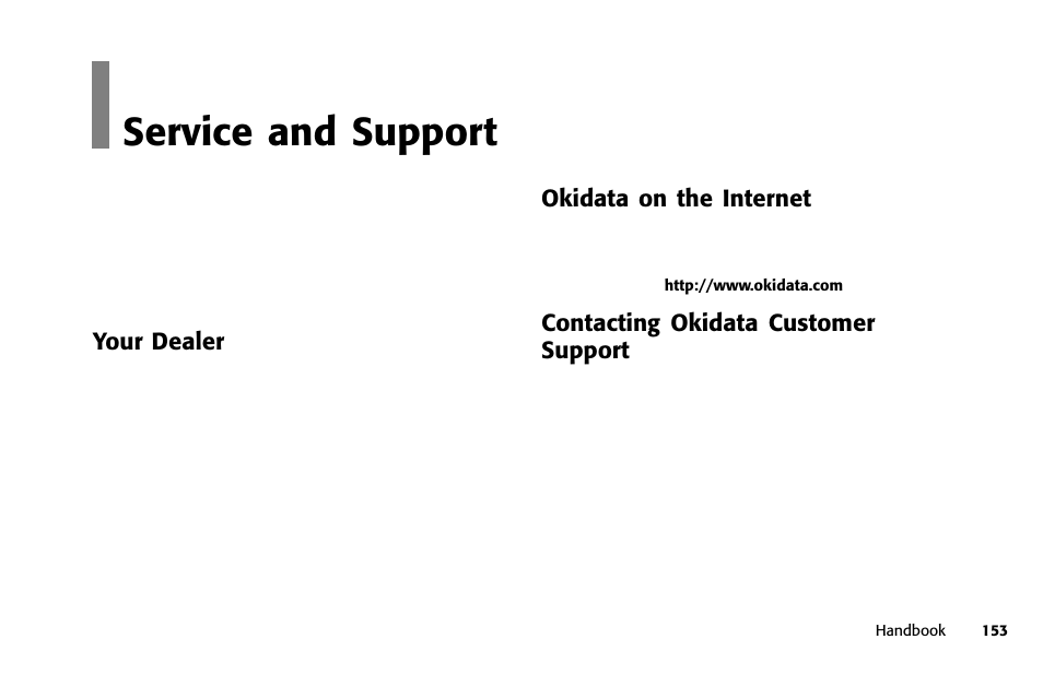 Overview, Service and support | Samsung 5400 User Manual | Page 153 / 184