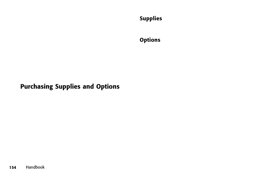 Purchasing supplies and options | Samsung 5400 User Manual | Page 154 / 184