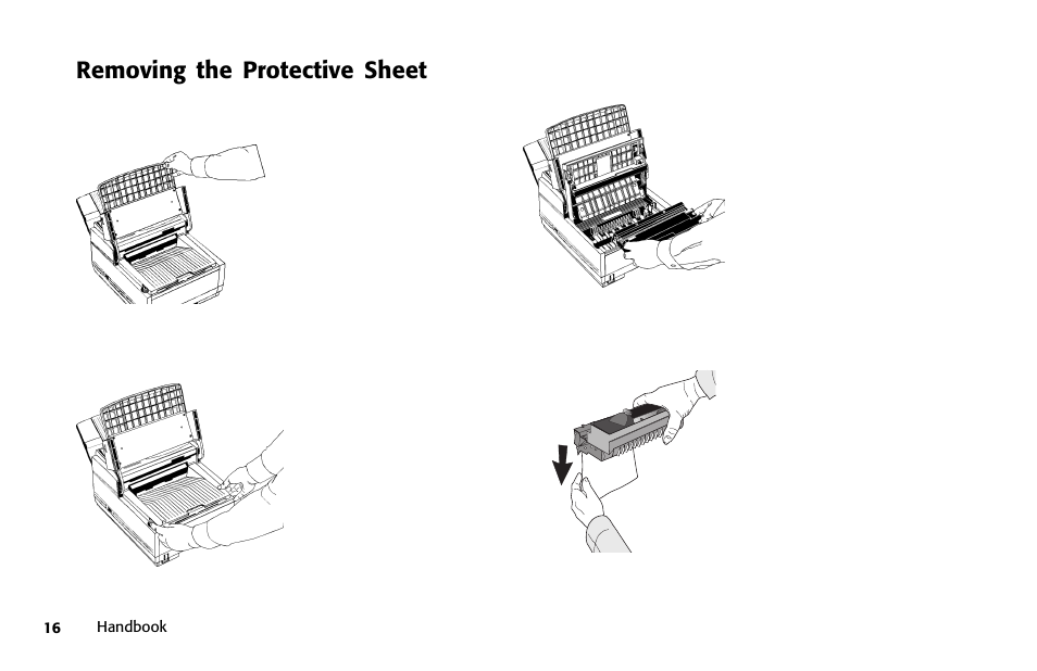 Removing the protective sheet | Samsung 5400 User Manual | Page 16 / 184
