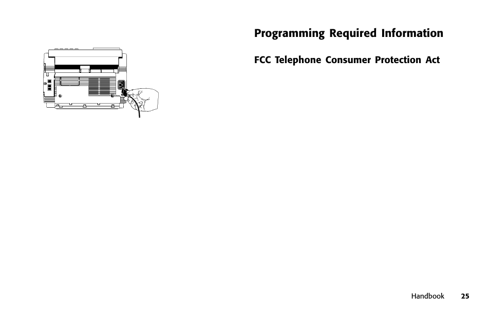 Programming required information | Samsung 5400 User Manual | Page 25 / 184