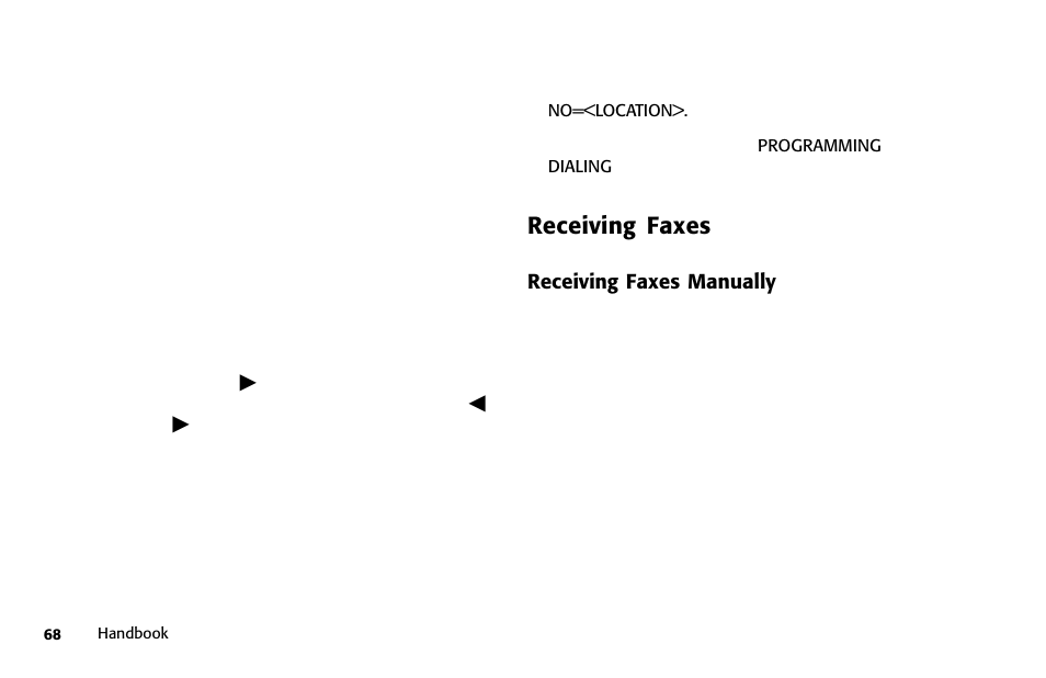 Receiving faxes | Samsung 5400 User Manual | Page 68 / 184