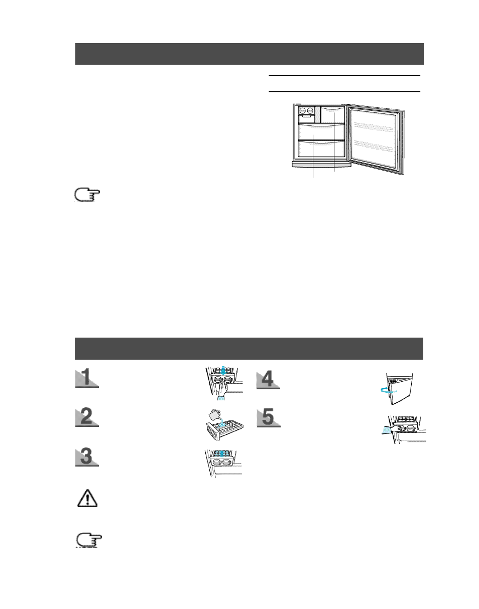 Making ice, S toring food in the refrigerator or freezer, B. freezer | Samsung RB1855SL User Manual | Page 10 / 15