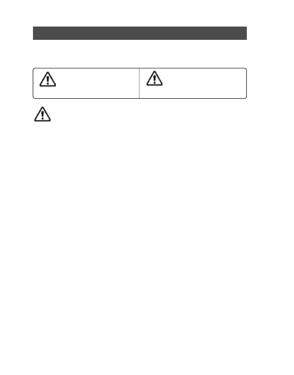 Warnings / safety precautions, Warning, Caution | Samsung RB1855SL User Manual | Page 3 / 15