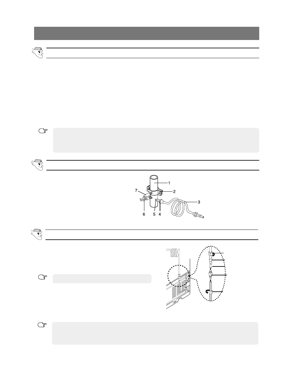 Installation of the water dispenser line, Connect the water line to the refrigerator | Samsung RB195ZA** User Manual | Page 13 / 20