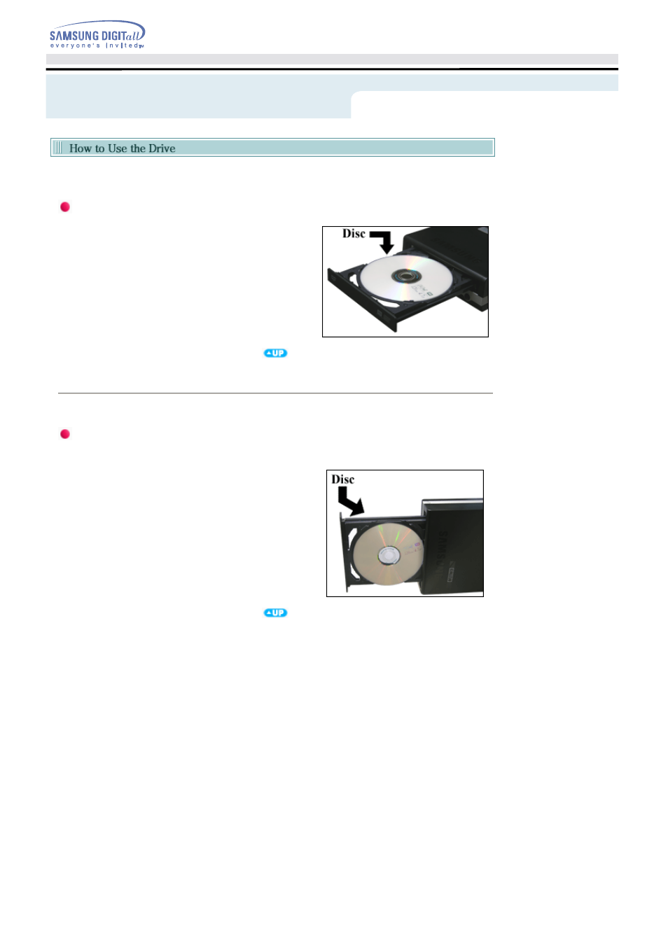How to use the dvd±r/rw drive | Samsung Blu-ray Player User Manual | Page 18 / 27