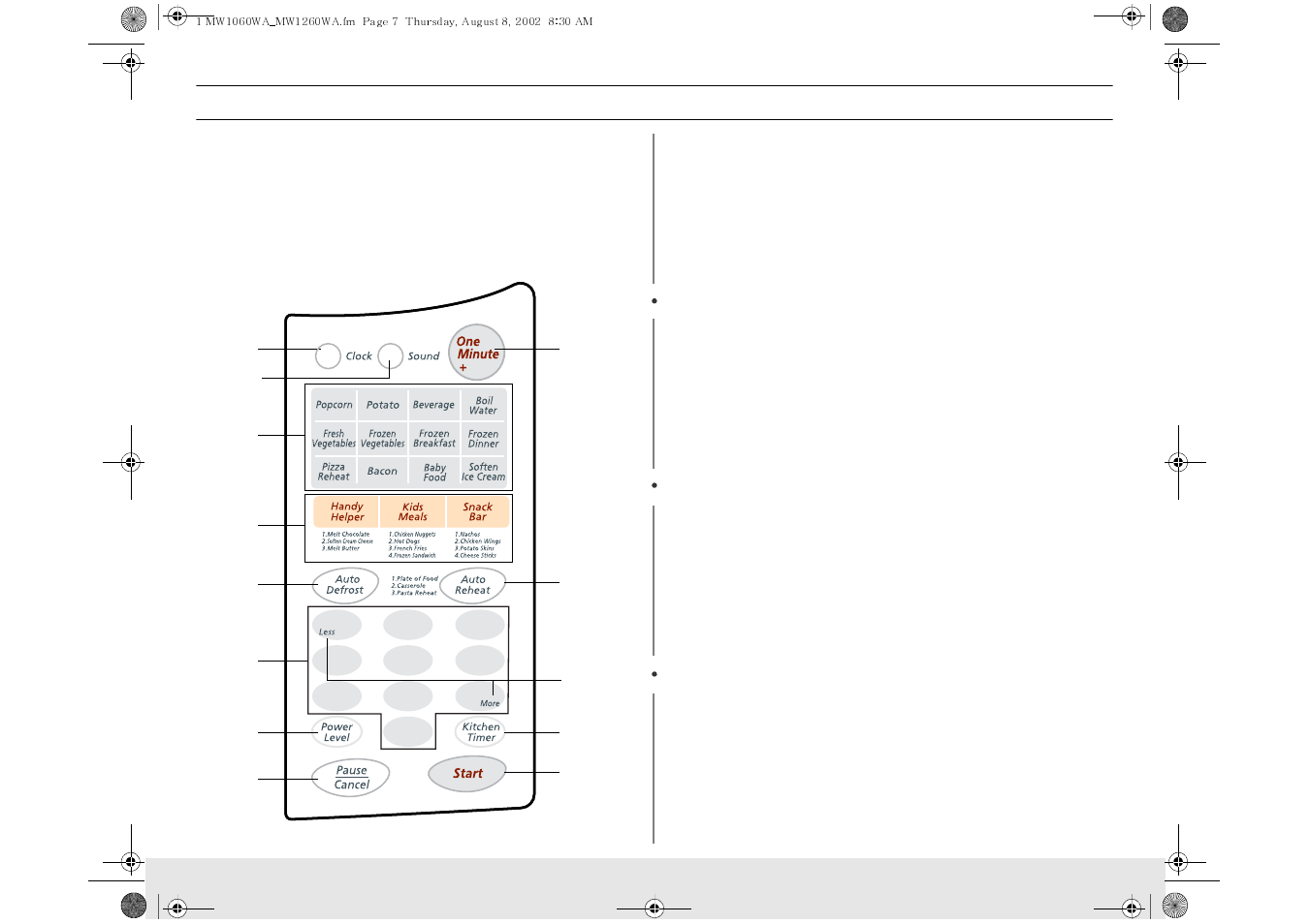 Your new microwave oven | Samsung MW1030WA User Manual | Page 7 / 36