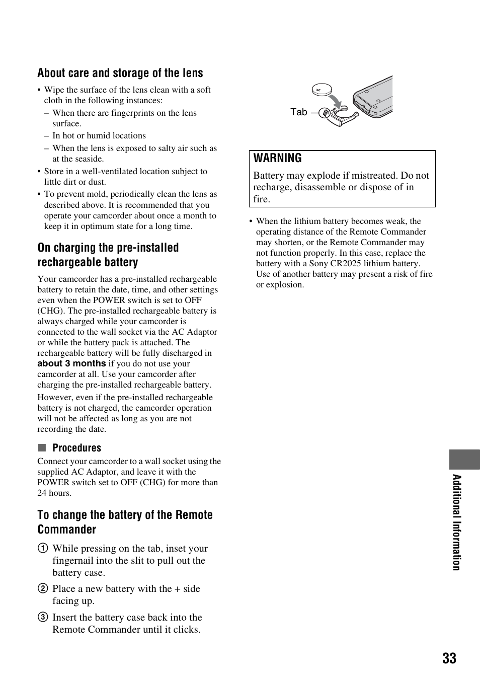 Samsung HDR-CX6EK User Manual | Page 33 / 36