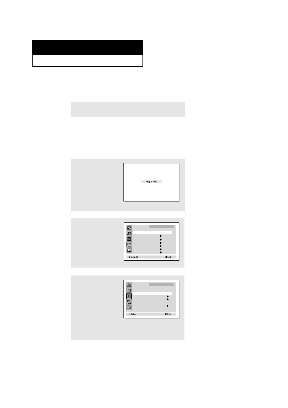 Turning the tv on and off, Plug & play feature, Continued | Samsung HCM4215W User Manual | Page 23 / 67
