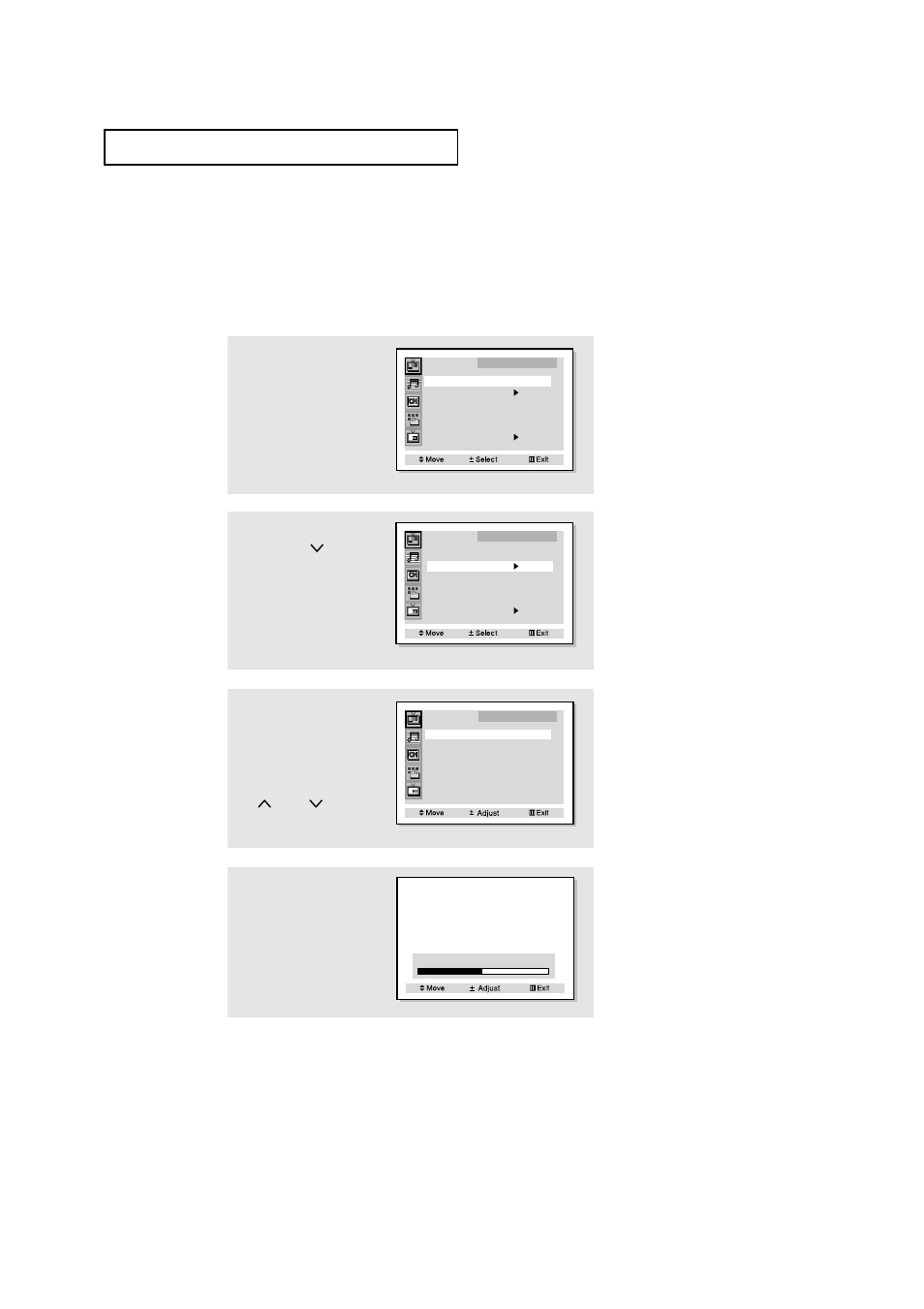 Picture control | Samsung HCM4215W User Manual | Page 36 / 67